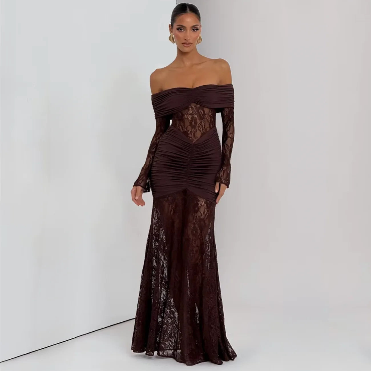 Vestido Santorini Marrom / P vt385