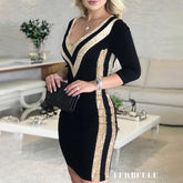 Vestido Selene Dourado / P