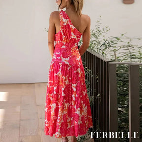 Vestido Midi Estampado Fiorella